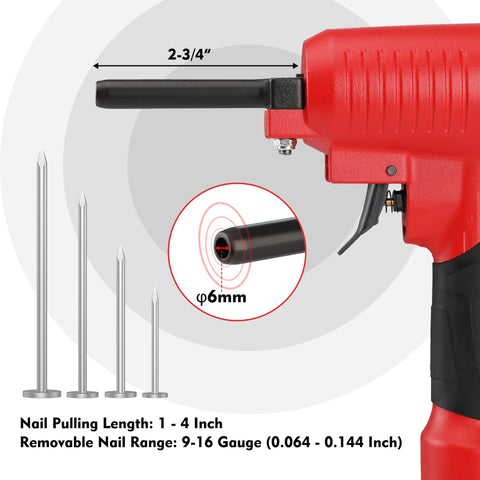 WORKPRO aluminum body and ergonomic handle for lightweight durability