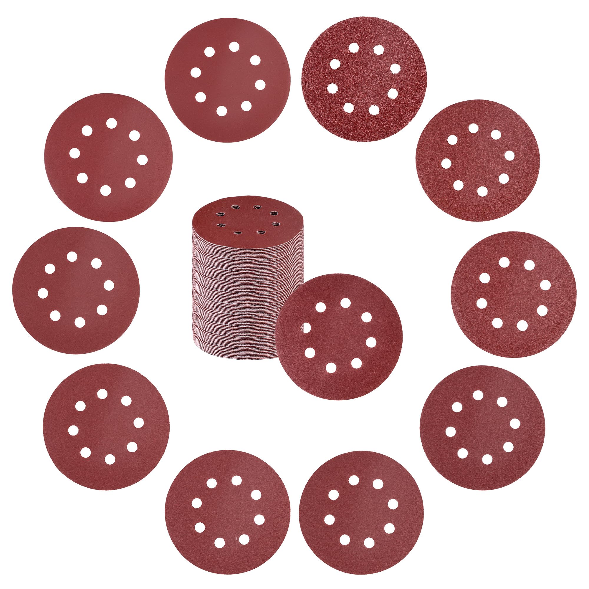 WORKPRO aluminum oxide 40-grit disc close-up emphasizing aggressive material removal.
