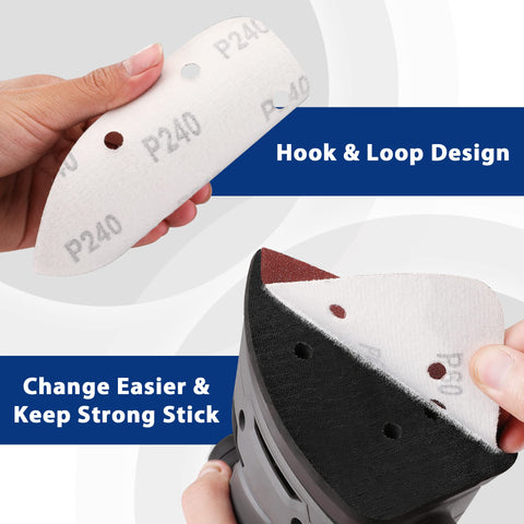 WORKPRO assorted grits 40-240 cover metal and wood polishing tasks.