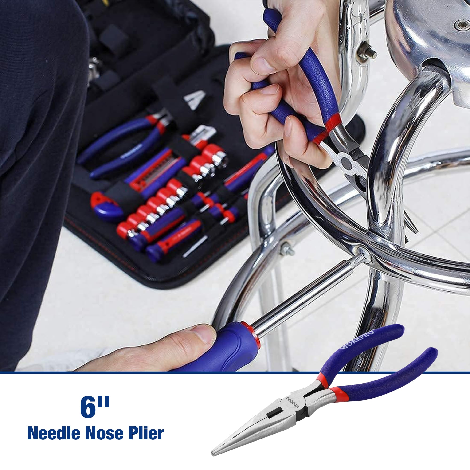 WORKPRO bag dimensions 12 by 9 by 3 inches fit compact spaces