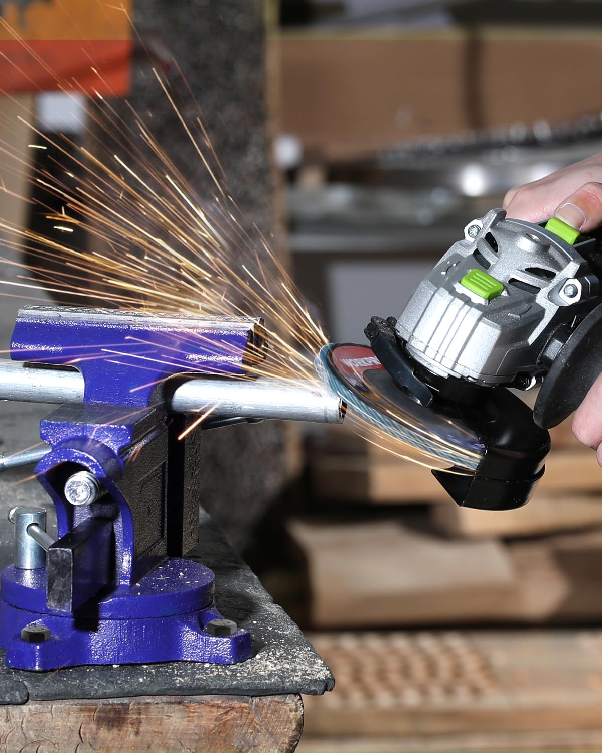 WORKPRO clamps up to 2204 lbs for heavy-duty tasks.