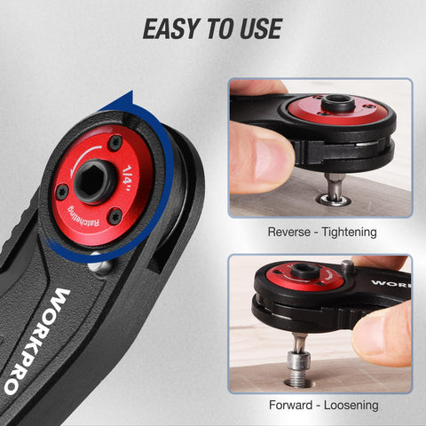 WORKPRO box cutter blade change feature enables fast replacement