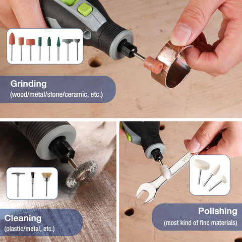 WORKPRO brushes and cleaning tools for final touches and clean work areas.