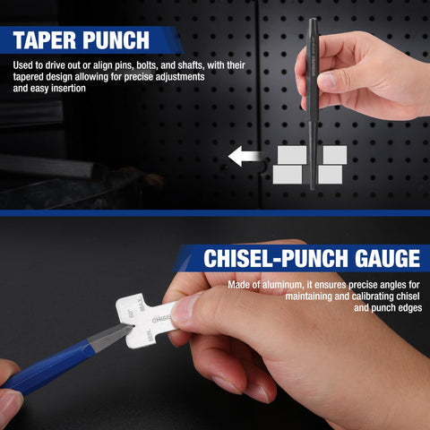 WORKPRO cape chisel enables precise edge detailing in cabinetry