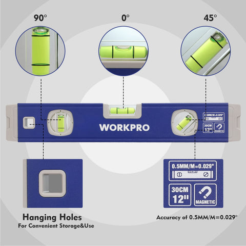 WORKPRO carrying bag keeps all levels organized and protected during transport.