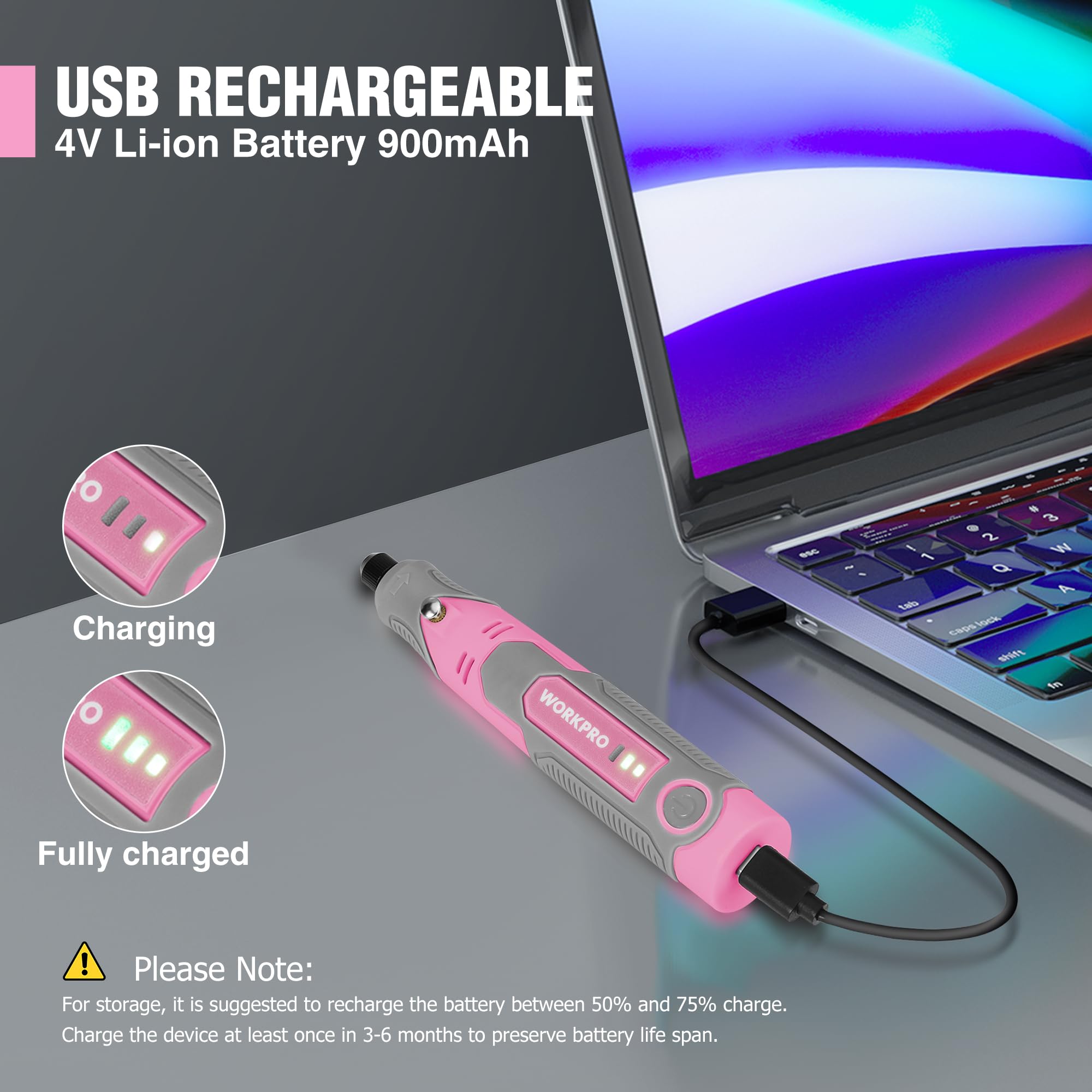 Sturdy case keeps 71 accessories organized for quick projects