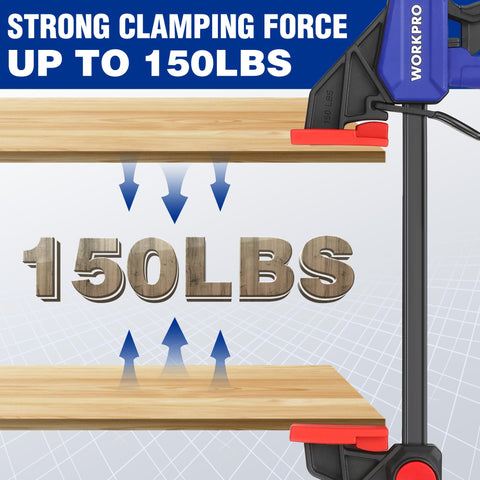 WorkPRO clamp-spreader conversion demonstrates quick setup for diverse joinery tasks