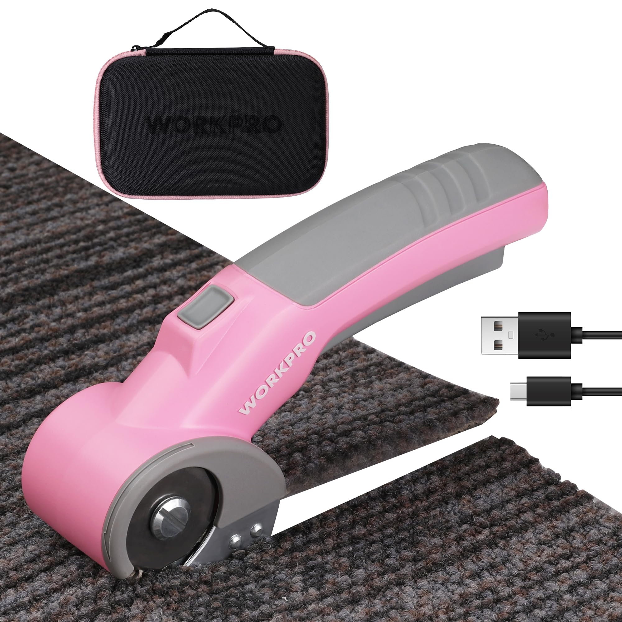 WORKPRO cordless electric scissors, compact design for easy handling