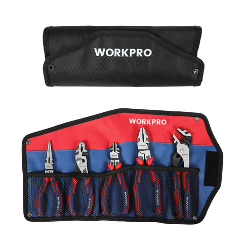 WorkPRO CR-V steel finish detail highlights durability and corrosion resistance.