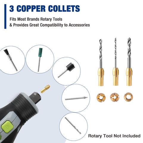 WORKPRO 58pcs cut-off wheels deliver precise cuts on multiple materials.