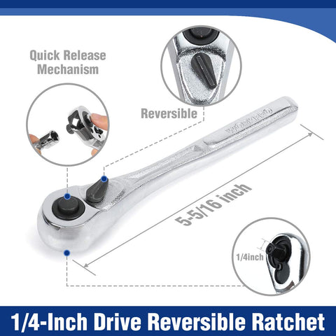 WORKPRO deep sockets provide reach in tight spaces for common fasteners.