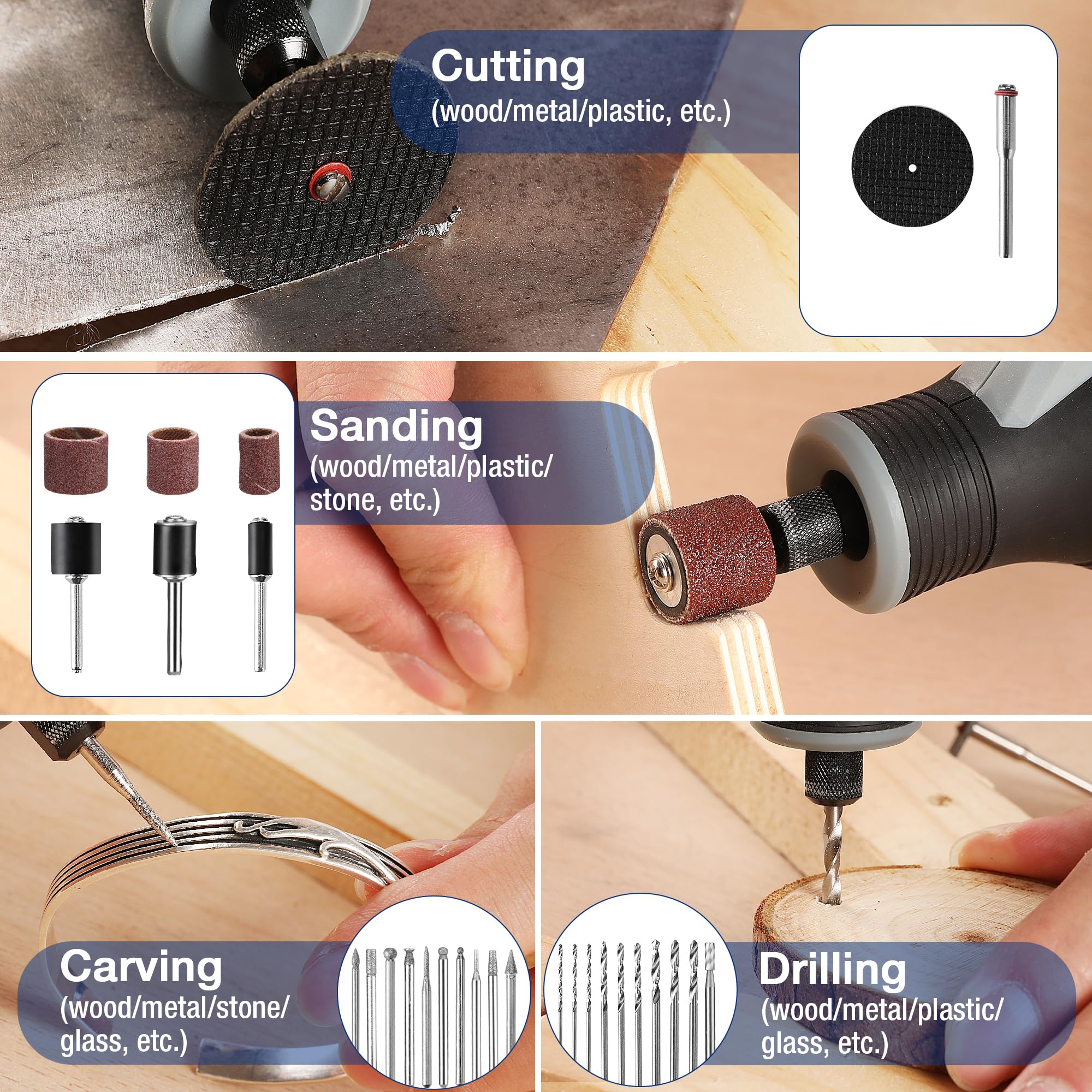 WORKPRO diamond cutting wheel for clean, precise shaping and trimming.