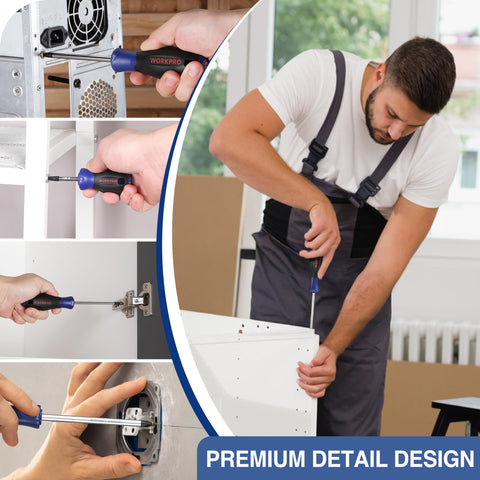 WORKPRO versatile set ideal for home repairs and DIY tasks