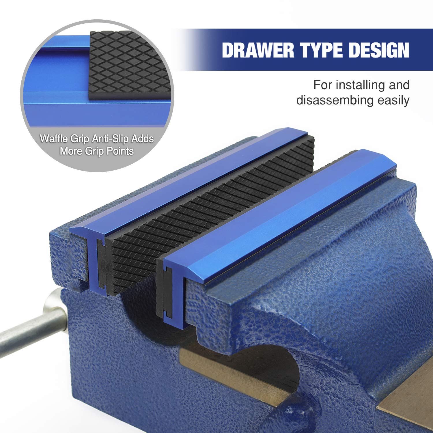 WORKPRO drawer-pad with waffle surface provides skid-proof grip on parts