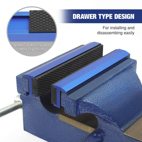 WORKPRO drawer-pad with waffle surface provides skid-proof grip on parts
