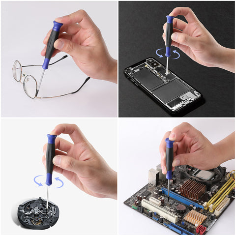 WORKPRO electronics repair toolkit suitable for eyeglasses, watches, and small devices.
