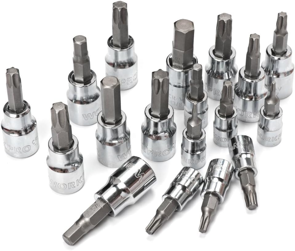 WORKPRO all-in-one kit for car and home maintenance