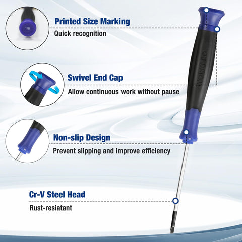WORKPRO end-cap shows size indicators for quick tool identification.