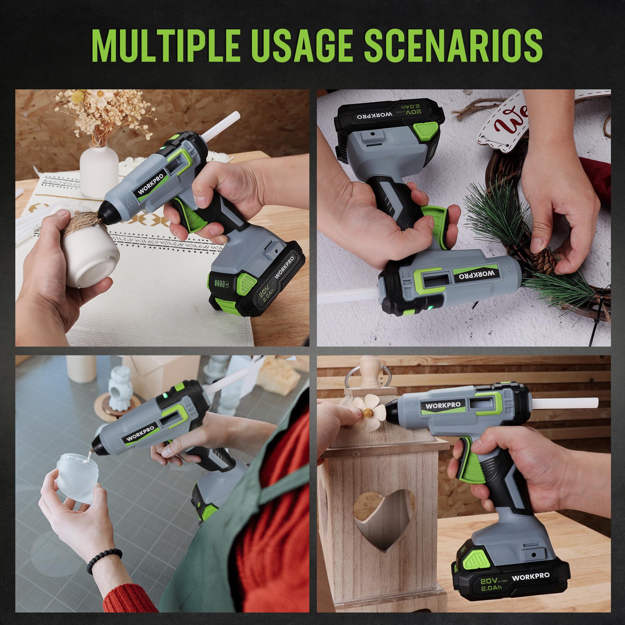 WorkPRO ergonomic two-finger trigger grip for comfortable control