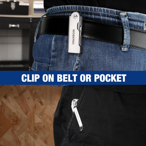WORKPRO ergonomic grip and safe edge design for secure handling.
