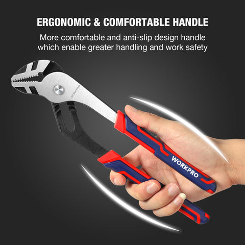 WORKPRO ergonomic handles ensure comfortable grip during extended use.