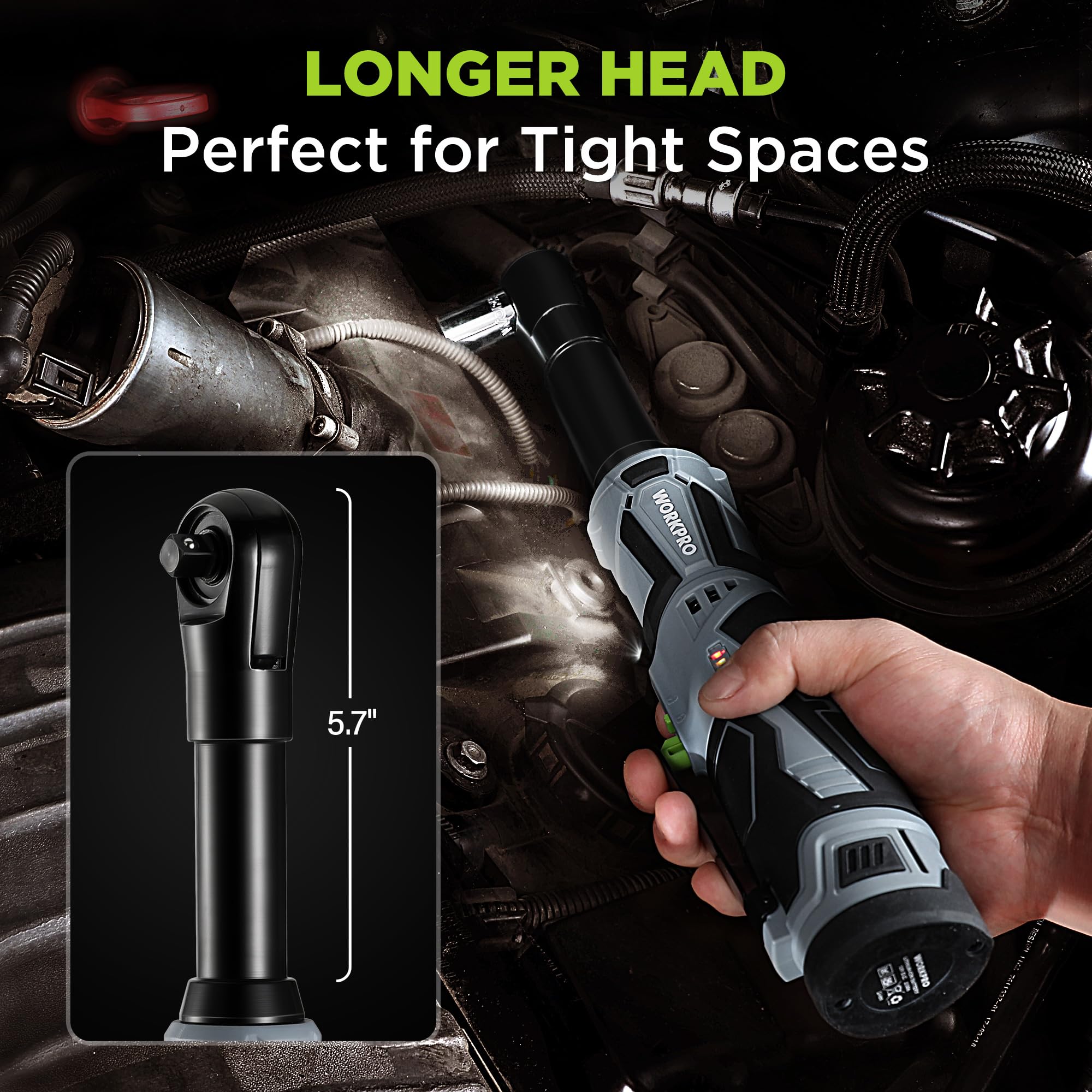 WORKPRO extension rod for 3/8 inch ratchet enabling longer reach