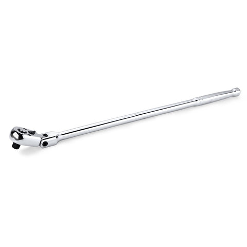 WorkPRO extra-long ratchet handle enables access to tight spaces with extended reach.