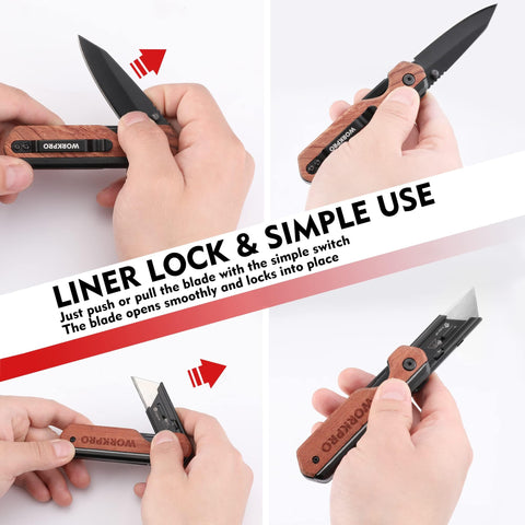 WORKPRO includes ten SK5 blades for extended versatility.
