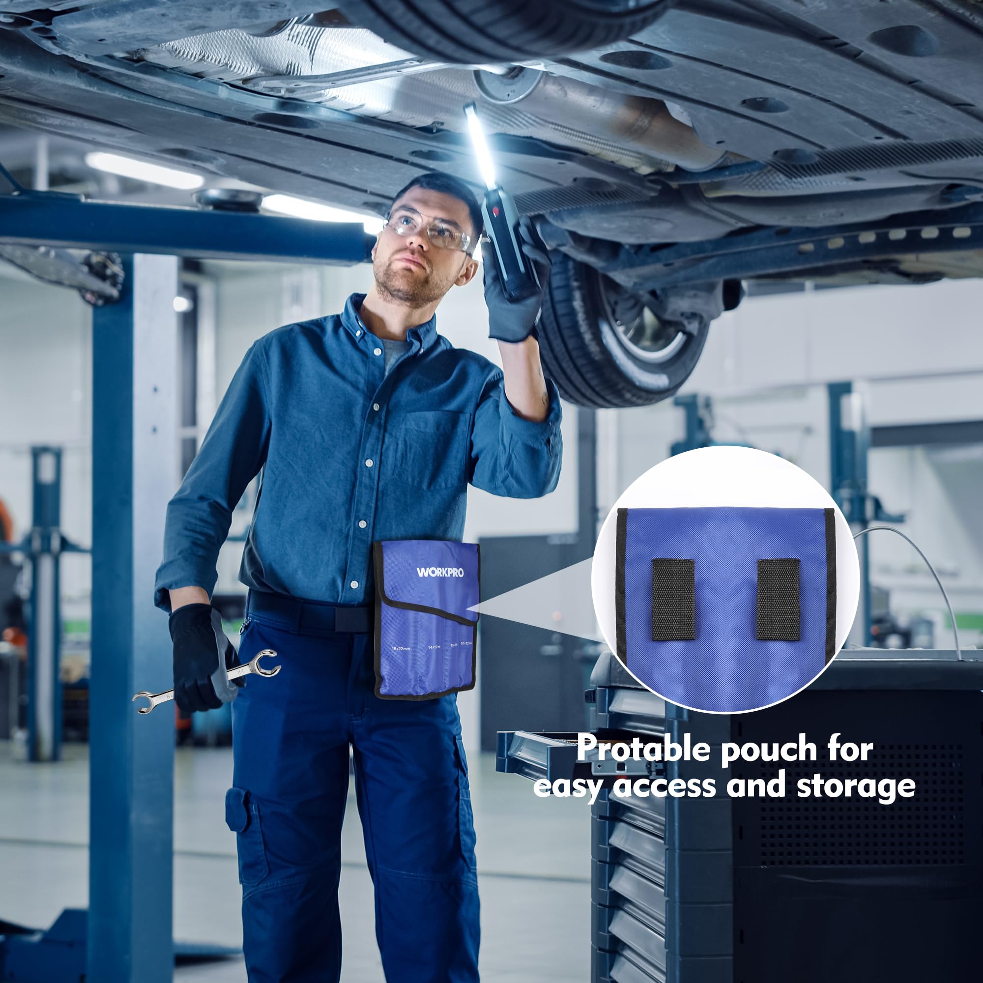 WORKPRO 15° offset-head improves access in cramped spaces during repairs