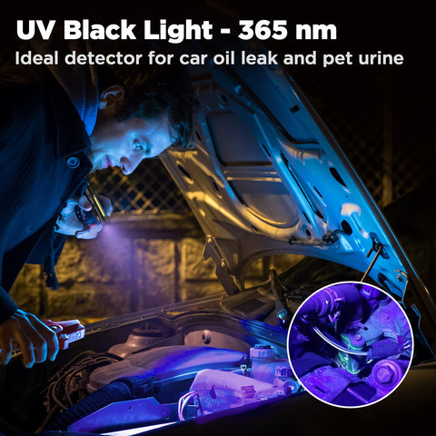 WORKPRO Flashlight Pen Light with 120-lumen spot beam for precise tasks