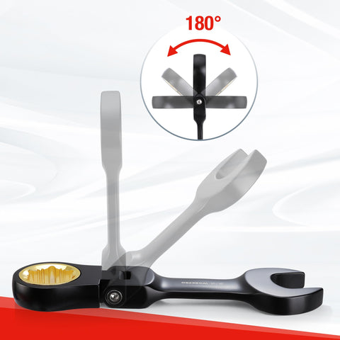 WORKPRO flex-head design reaches tight corners and awkward angles.