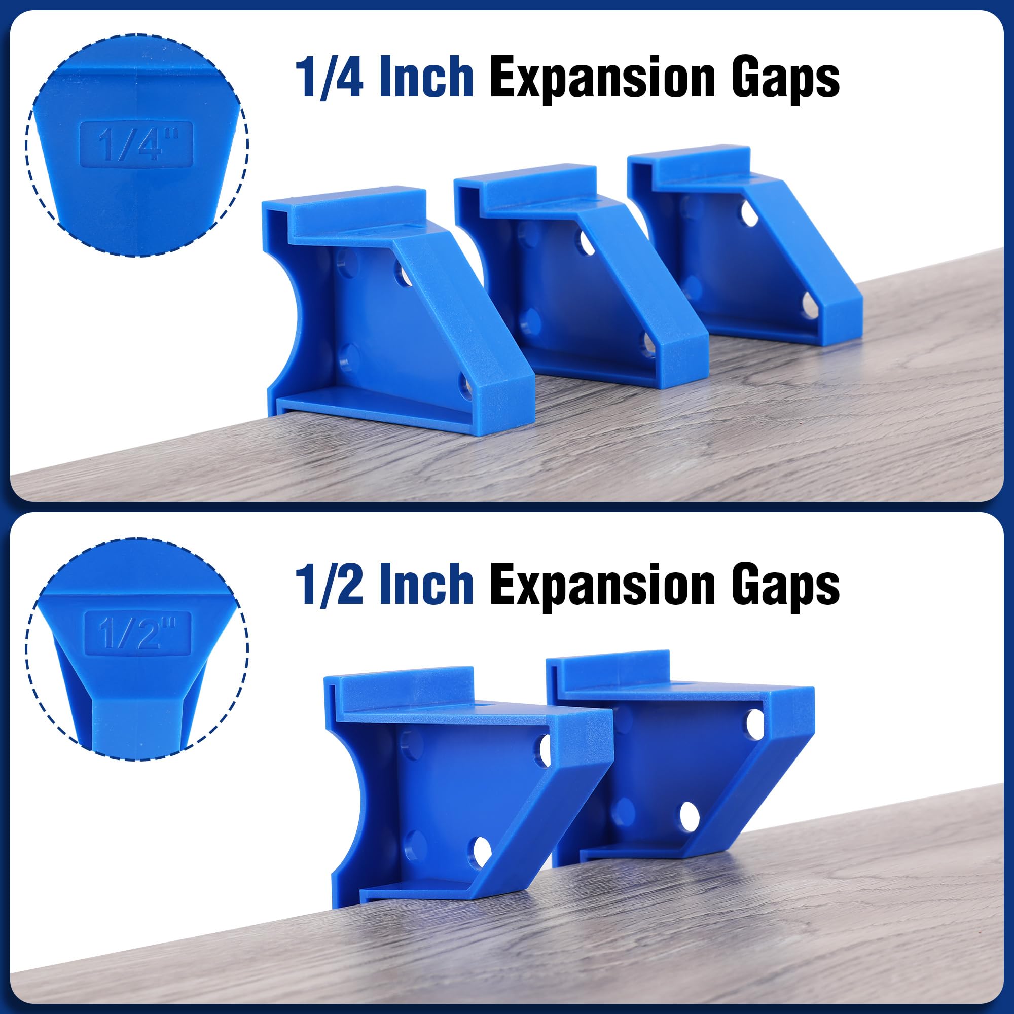 WORKPRO spacers versatile for laminate vinyl and hardwood