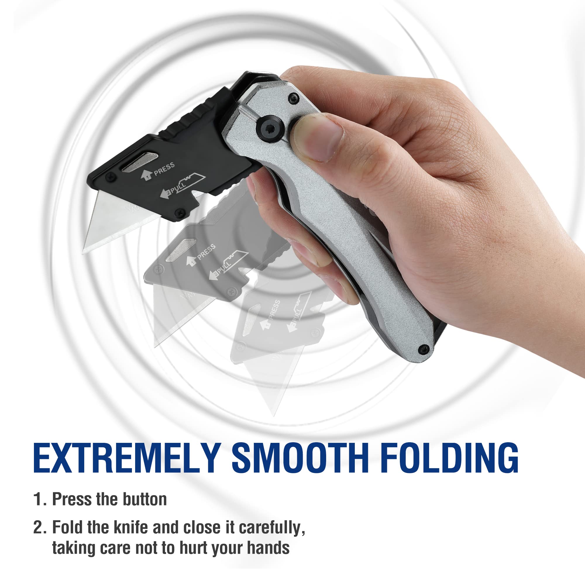 WORKPRO includes 10 extra SK5 blades for extended cutting.