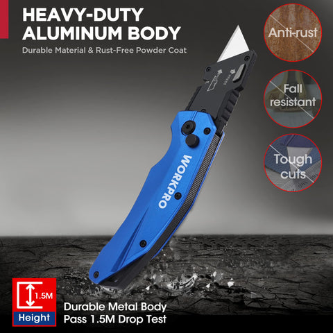 WORKPRO kit with 10 extra SK5 blades included