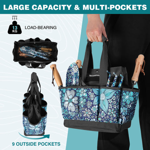 Generous 12 by 12 by 6 inch interior fits essential tools.