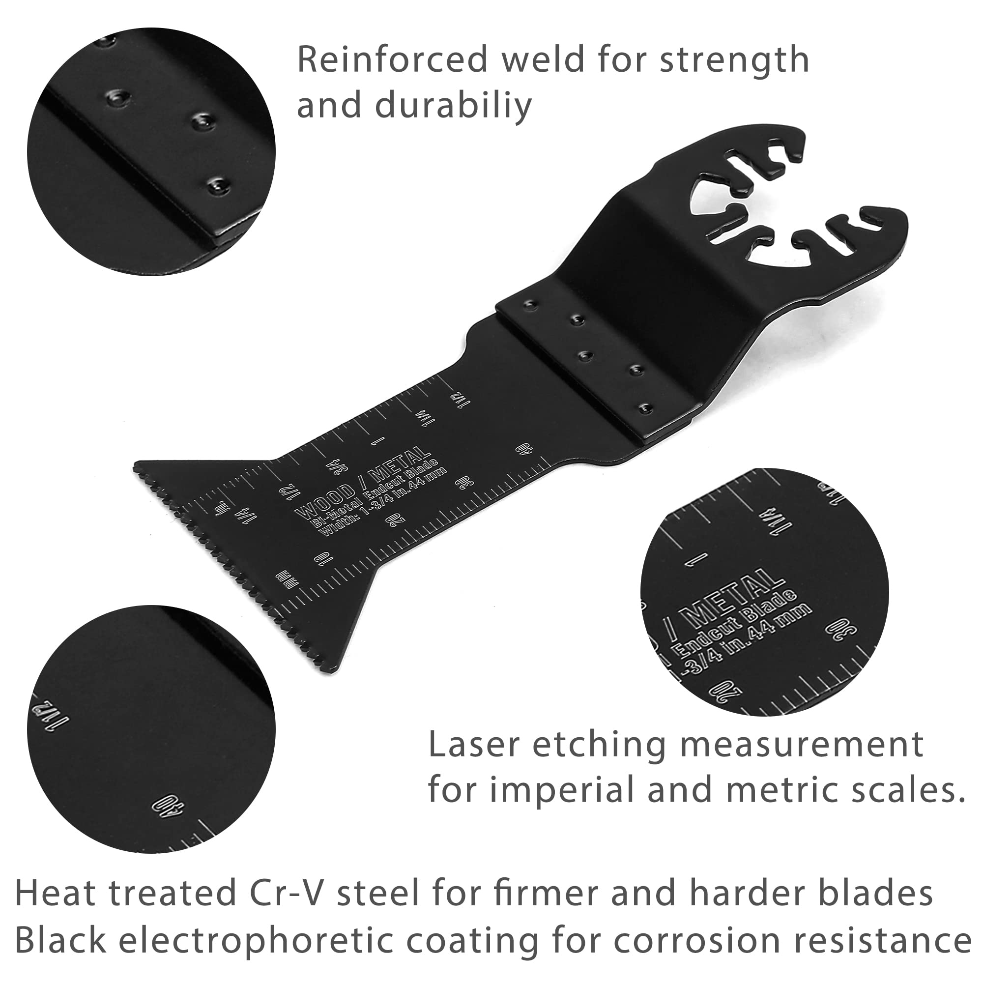 Grout removal rasp and scraper included in WorkPRO kit