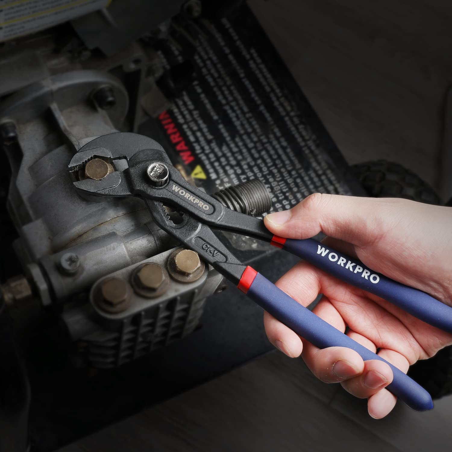 WORKPRO heavy-duty construction suited for plumbers and DIY projects.