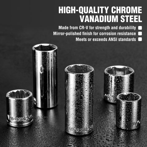 WORKPRO hex keys set for tight spaces