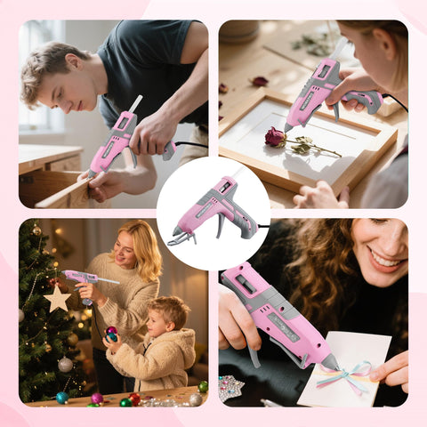 WORKPRO Glue Gun Kit Packaging offers an all-in-one craft solution