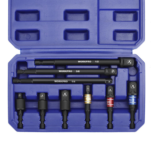 WorkPRO long extension 1/2-drive adapter tackles stubborn bolts.