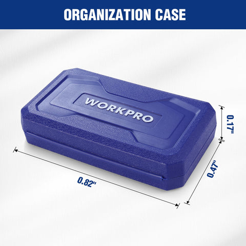 WorkPRO long extension 3/8-drive adapter reaches recessed fasteners.
