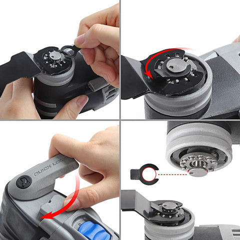 WorkPRO Japanese tooth blade close-up for aggressive material removal.