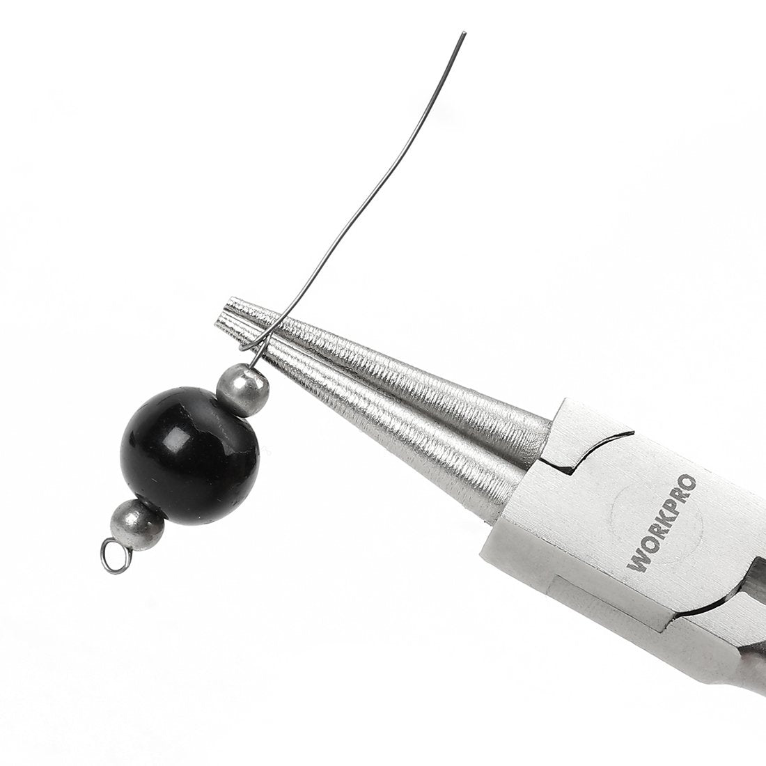 WORKPRO flat nose pliers grip and bend components securely.