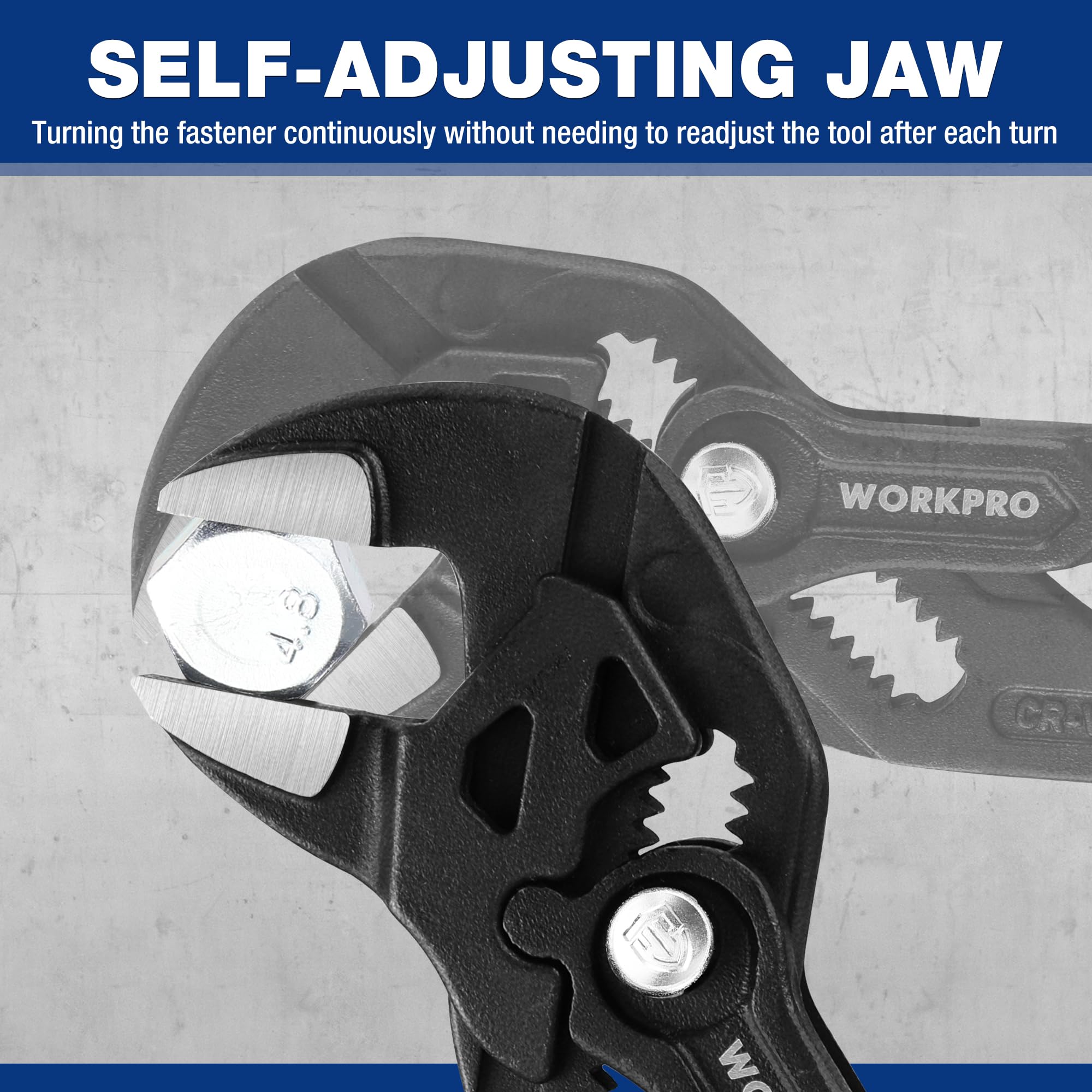 Ergonomic double-handle design reduces hand fatigue
