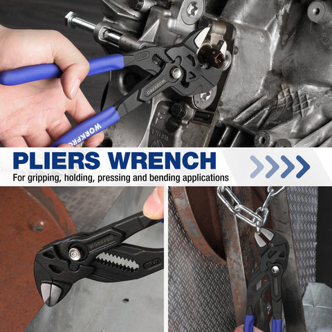 WORKPRO labor-saving handle design reduces hand fatigue during use