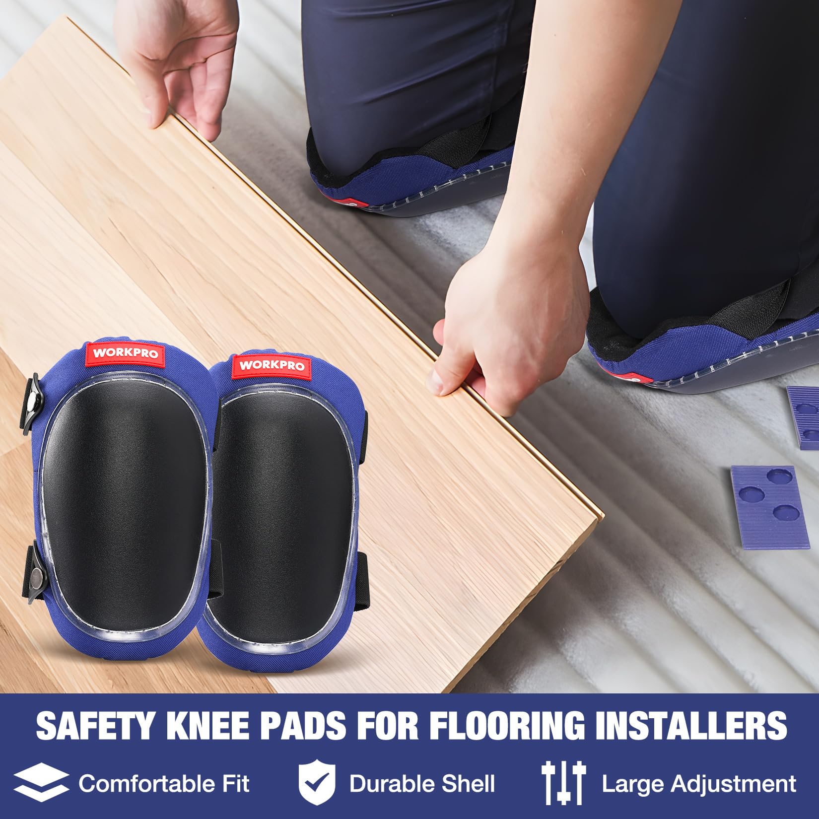 WORKPRO laminate flooring kit contents suitable for domestic and professional installations