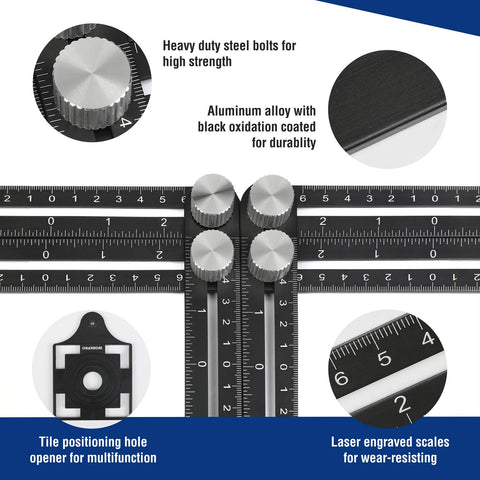 WORKPRO laser-engraved scales resist wear, ensuring long-lasting accuracy.