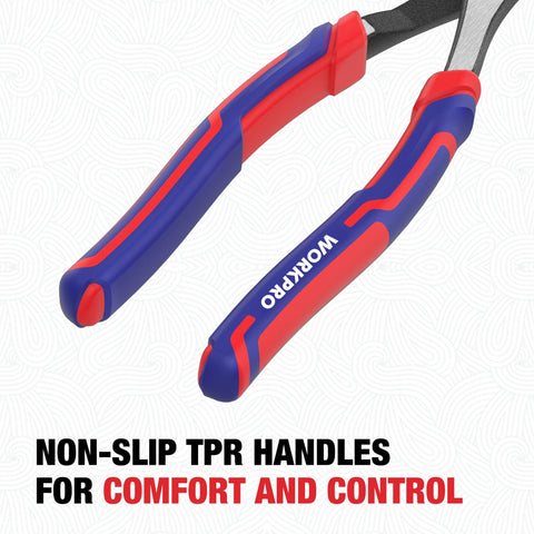 WORKPRO high-pivot design and long handles provide extra leverage.