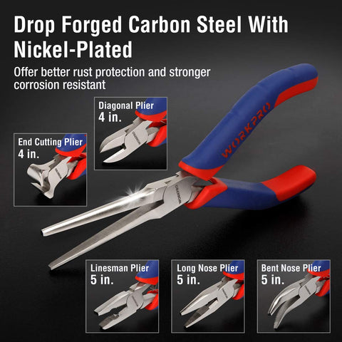 WORKPRO mini diagonal pliers cutting small wires with control