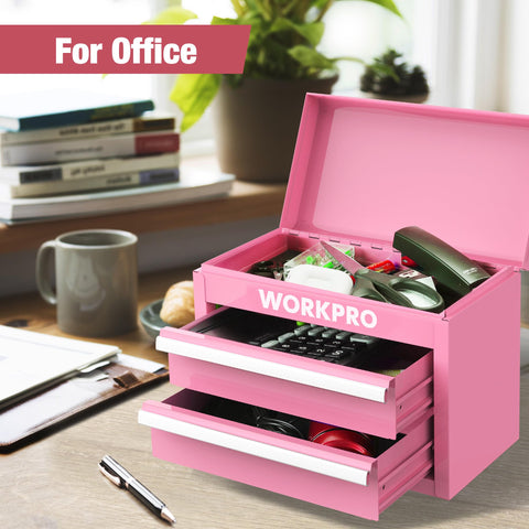 WORKPRO box supports up to 26-1 pounds across drawers and top